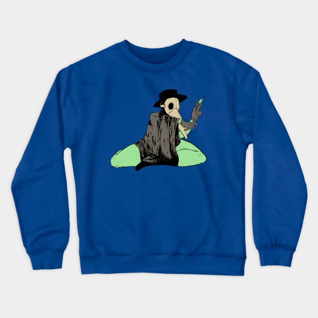 plague doc Crewneck Sweatshirt by EvanBright